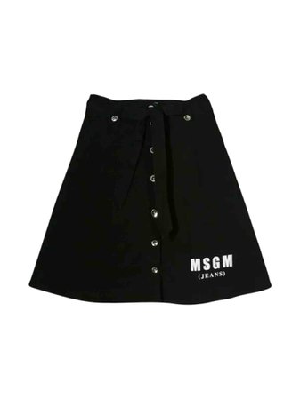 MSGM Black Skirt