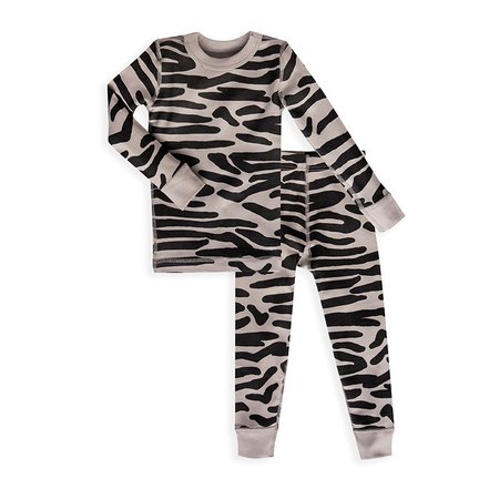 Zebra Long Sleeve Pajamas - Long Sleeves