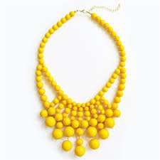 yellow necklace - Google Search