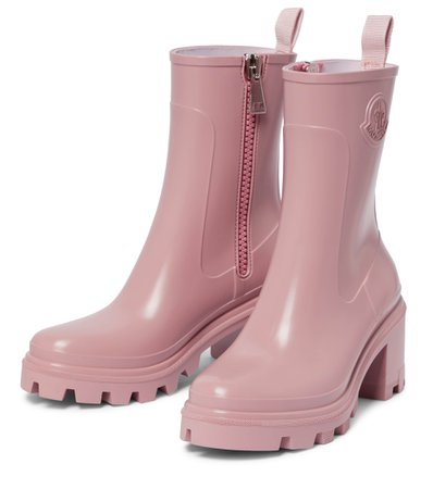 Moncler - Loftgrip rubber rain boots | Mytheresa