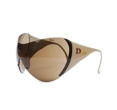 Vintage Chunky Cyber Gold Dior Sunglasses