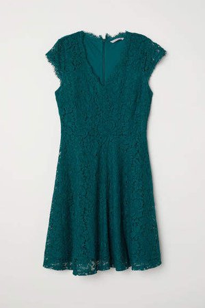 Lace Dress - Green