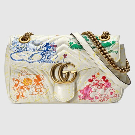 1 / 8  Online Exclusive Disney x Gucci GG Marmont small shoulder bag
