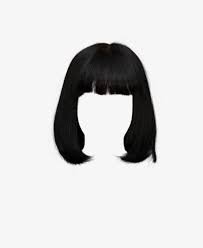 short hair with bangs png - Google Search