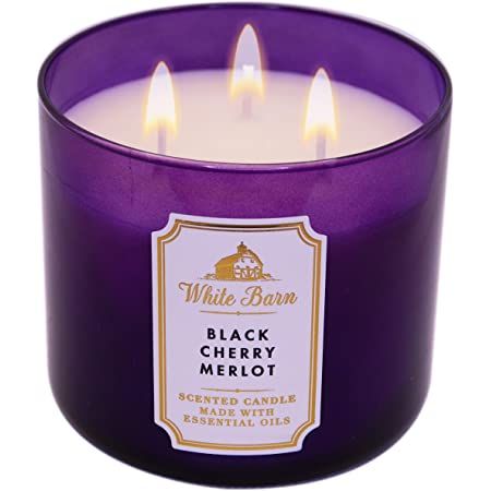 Amazon.com: Bath and Body Works Black Cherry Merlot Scented Candle : Home & Kitchen
