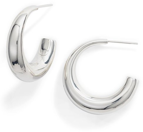 Tapered Hoop Earrings