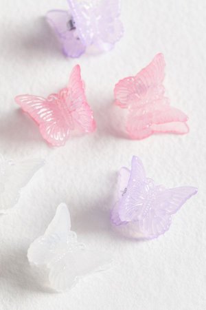 Butterfly Hair Clip Set | Urban Outfitters