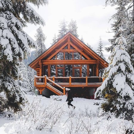 winter cabin | Tumblr