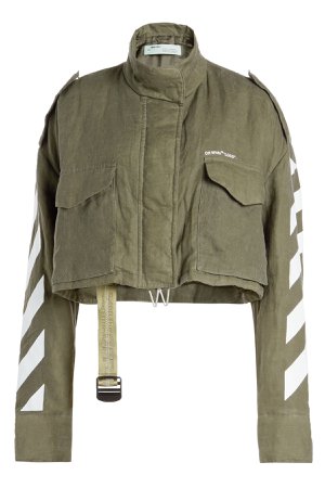 Cropped Linen Jacket Gr. IT 42