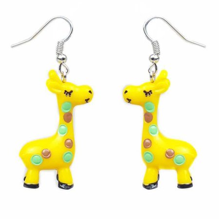 Gerry Giraffe Earrings - Accessories | Irregular Choice