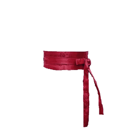 Misung Hanbok | Berry Red Modern Hanbok Sash Belt (Dei5 edit)