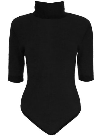 Mes Demoiselles Mes Demoiselles Knit Bodysuit - BLACK (Black) - 11044540 | italist