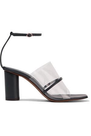 Neous | Tuber leather and PVC sandals | NET-A-PORTER.COM