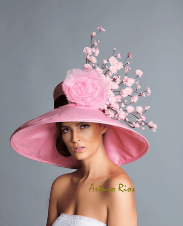 pink Kentucky derby hat