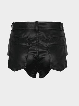 Cape Clique leather elastic short