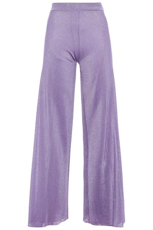 lavender metallic pants
