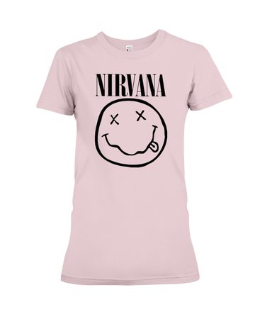 Nirvana t-shirt pink