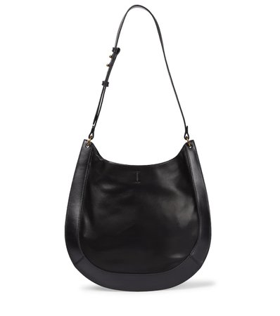 Isabel Marant - Moskan leather shoulder bag | Mytheresa