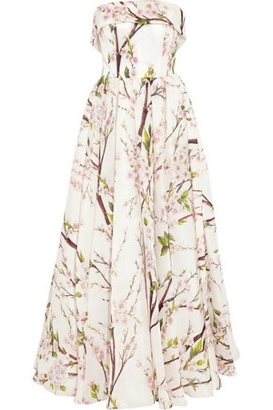 Dolce & Gabbana | Floral-print silk-organza gown | NET-A-PORTER.COM