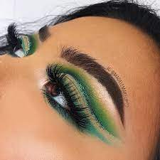soft lime green makeup looks
