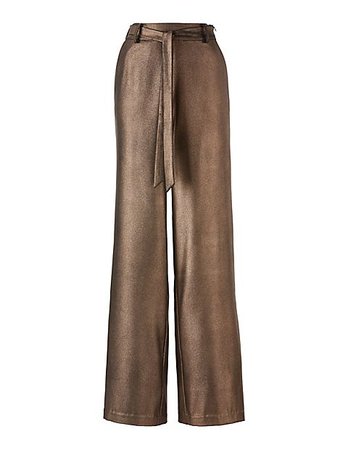 Trousers, copper-coloured, dark brown | MADELEINE Fashion