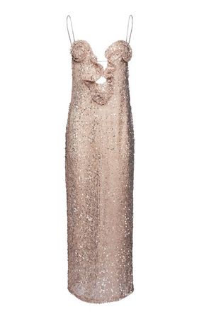 Sequinned Mesh Maxi Dress By Magda Butrym