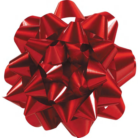 3.5" red Home Accents Holiday Assorted Festive Holiday Bows (50-pack)
