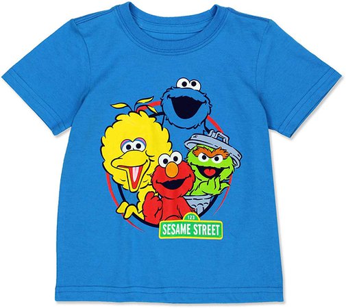 Amazon.com: Sesame Street Cookie Monster Baby Toddler Boys Short Sleeve Tee (2T, Blue): Clothing