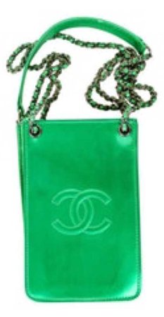 Chanel Green Pouch Bag