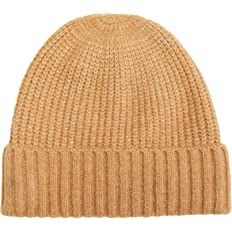 Free People Winnie Waffle Cuff Beanie Camel One Size at Amazon Women’s Clothing store