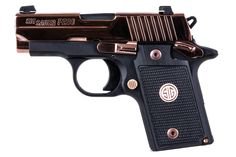 Sig Sauer P238 .380 ACP Polished Rose Gold CC Pistol gun