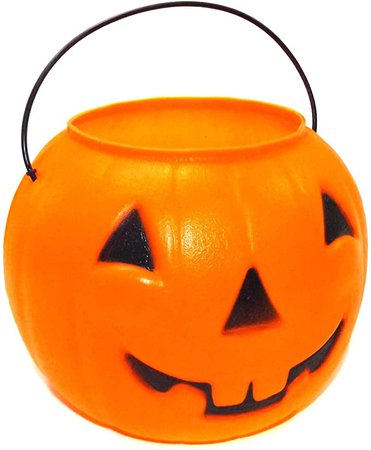 Amazon.com : Vintage Halloween Pumpkin Trick or Treat Candy Bucket Blow Mold : Everything Else