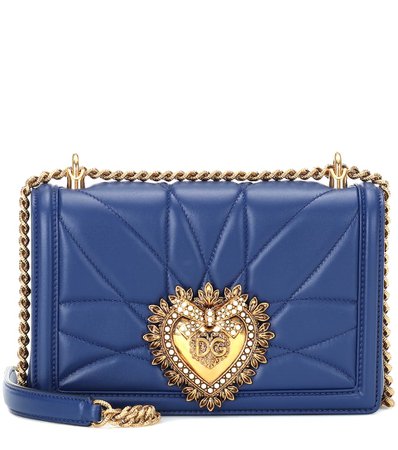 Devotion Small Leather Shoulder Bag | Dolce & Gabbana - Mytheresa
