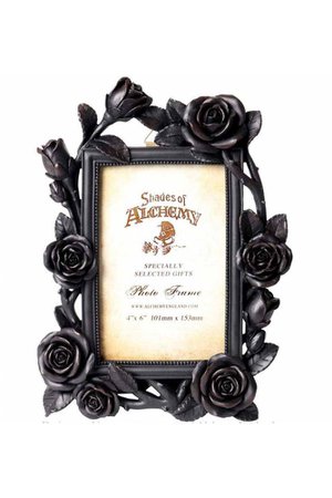 Rose & Vine Photo Black Frame by Alchemy Gothic | Gothic
