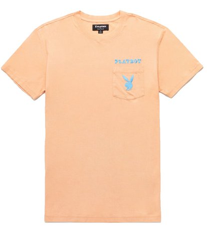 Peach Playboy Bunny Shirt