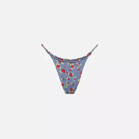 Frankies Bikinis x GUIZIO Somer Bottom - Rose Gingham – Kith