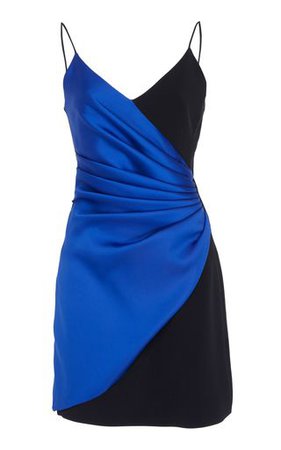 Black & Blue Mini Dress