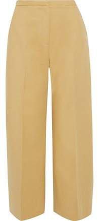 Charlize Cotton-twill Wide-leg Pants
