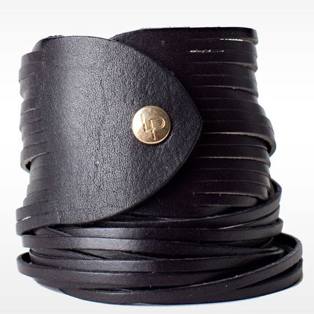 leather wrap cuff bracelet