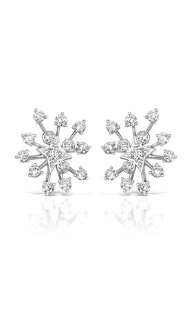 18k White Gold Luminus Diamond Earrings By Hueb | Moda Operandi