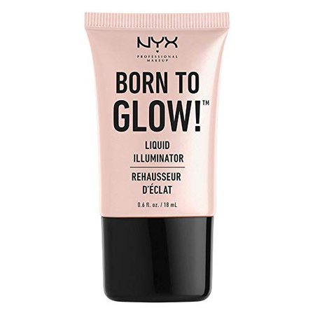 NYX Professional Makeup Born to Glow Liquid Illuminator, Sunbeam, 0.6 oz : Foundation Makeup