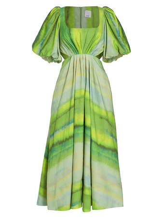 Shop Acler Temple Midi-Dress | Saks Fifth Avenue