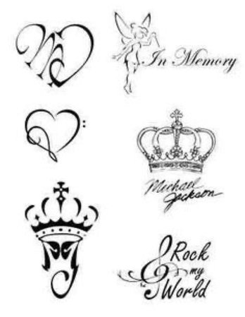 Simple Michael Jackson Tattoos