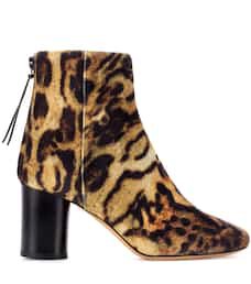 Isabel Marant - Ritza leopard-printed ankle boots | Mytheresa