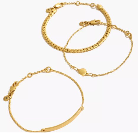 Madewell Gold Bracelets