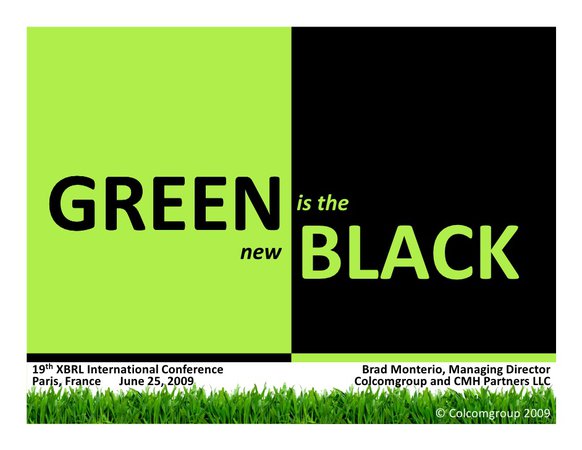 Sustainability Reporting: Green is the New Black