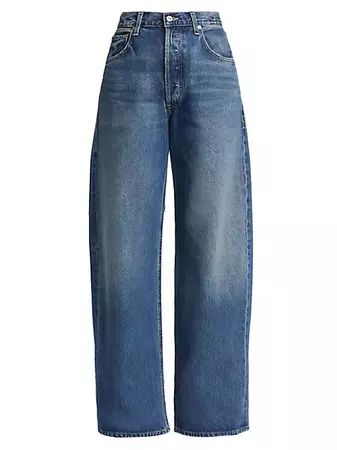 Shop Citizens of Humanity Ayla Baggy Mid-Rise Jeans | Saks Fifth Avenue