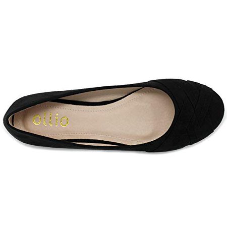 Ollio Women's Ballet Shoe Cute Casual Comfort Flat