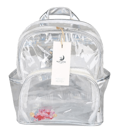 clear mini book bag