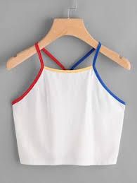 red white and blue crop top - Google Search